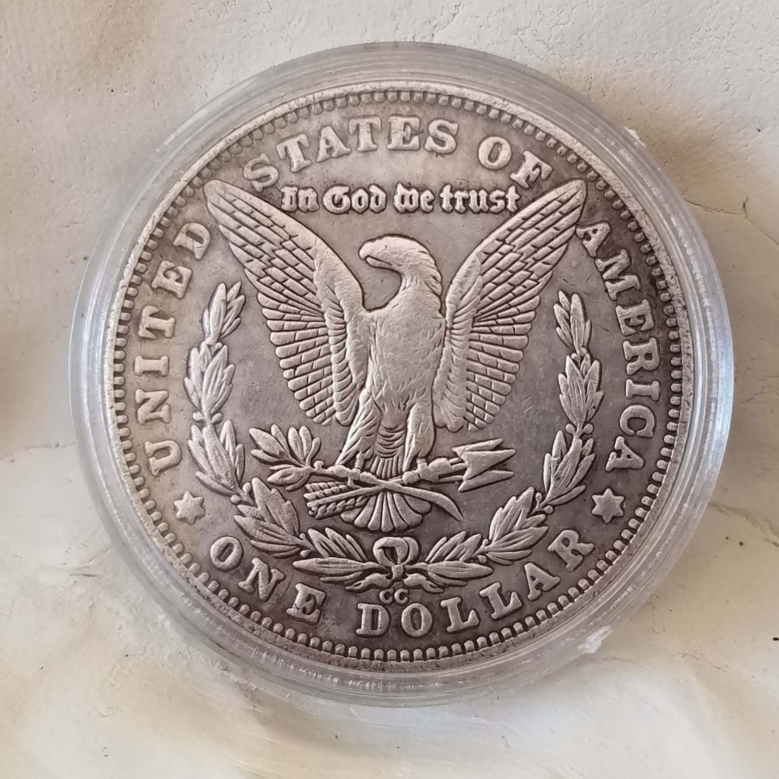 1879 Tattoo Princess with Her Skeleton King Medallion Art - comes with Display Standa - Image 5