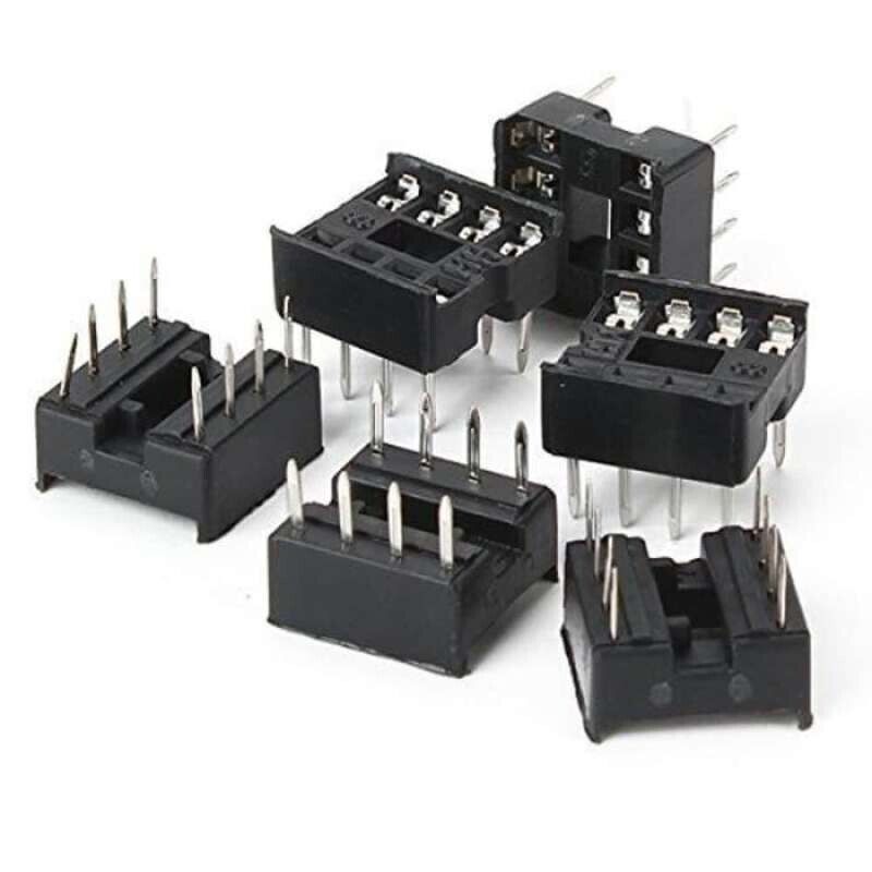 4 Pcs NE555 Timer IC 555 Chip & 4 Pcs DIP-8 Sockets | Bundle | US Ship
