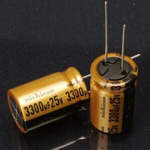 2 Pcs 25V 3300uF | Nichicon FW High Grade Electrolytic Caps |  US Ship