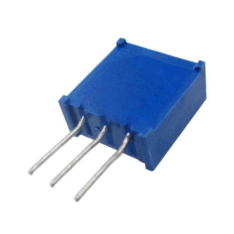 10 Pcs 3296 100K Ohm Trimmer Potentiometer (104) POT 25 Turn Top Slot | US Ship