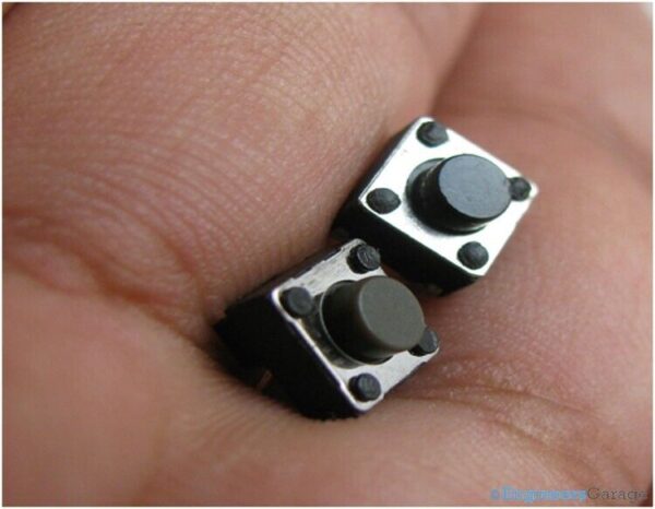 5 Pcs 6x6x5 2 Pin Momentary Tactile Push Button Switch | Top Mounted | US Ship