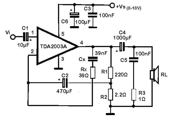 TDA2003 TDA2003A 10W ST ZIP-5 Versatile AUDIO AMPLIFIER IC Car DIY  | US Ship