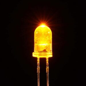Yellow LED 5mm Round Wide Ang Diffused LED Diode Bright | Qty 2,10,25 | US Ship