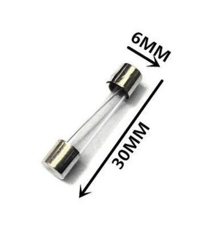 4 Pcs Fast-Blow Fuse 2A 250V Glass Fuses 6 x 30 mm (2 amp) | US Ship