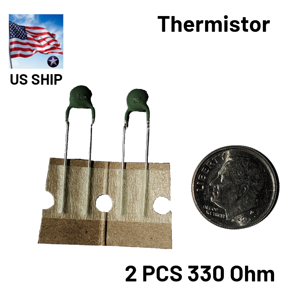 2 Pieces | 330 OHM 1 Amp | PTC Current Limiter THERMISTOR 5MM | US SHIP