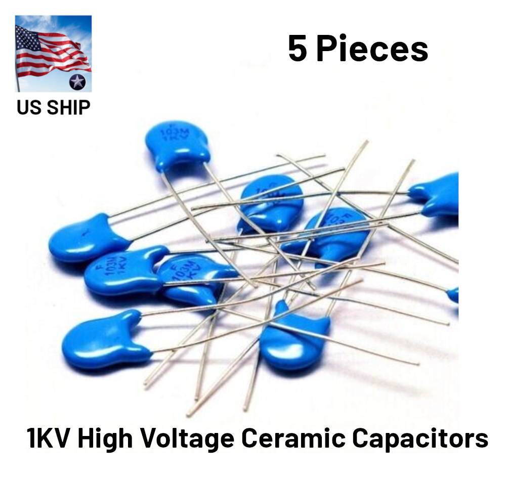 100 Pcs | 561 .56nF .00056uF 560pF 1KV High Voltage Ceramic Capacitor | US SHIP