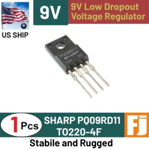 1 Piece SHARP PQ09RD11 TO-220 9V 1A Premium Voltage LDO Regulator  | US Ship