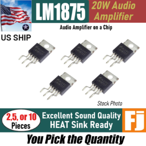 2/5/10 PCS | LM1875 LM1875T 20W TO-220 | AUDIO AMPLIFIER IC DIY  | US Ship